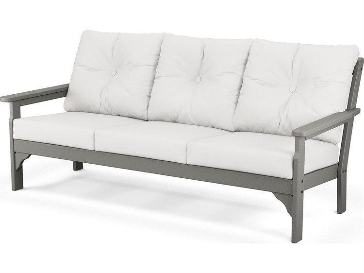 POLYWOOD® Vineyard Recycled Plastic Deep Seating Outdoor Sofa PWGN69