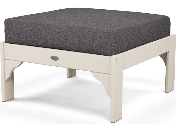 POLYWOOD® Vineyard Recycled Plastic Deep Seating Ottoman | PWGNO23