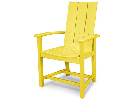 POLYWOOD® Modern Recycled Plastic Adirondack Dining Chair