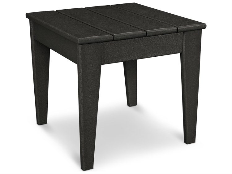 POLYWOOD® Modern Recycled Plastic 18'' Square End Table