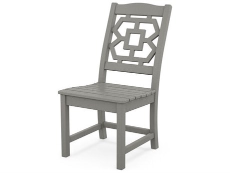 POLYWOOD® Martha Stewart by POLYWOOD® Chinoiserie Outdoor Dining Side Chair