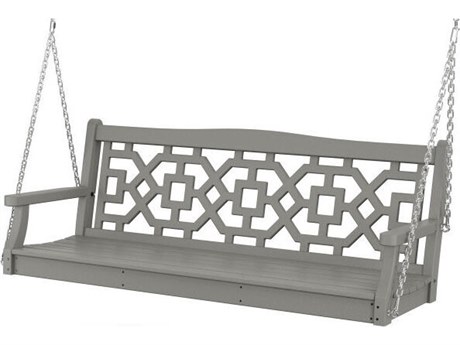 POLYWOOD® Martha Stewart by POLYWOOD® Chinoiserie 60” Outdoor Swing