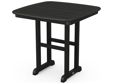 POLYWOOD® Nautical Recycled Plastic 31'' Wide Square Dining Table