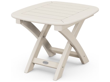 POLYWOOD® Nautical Recycled Plastic 21''W x 18''D Rectangular End Table