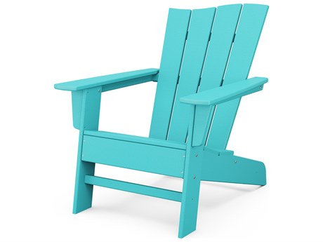 POLYWOOD® Wave Adirondack Right Chair Seat Replacement Cushion