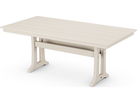 POLYWOOD® Nautical Recycled Plastic 72''W x 37''D Dining Table | PWNCT3772