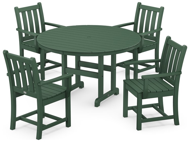 POLYWOOD® Traditional Garden Recycled Plastic Dining Set PWPWS1341