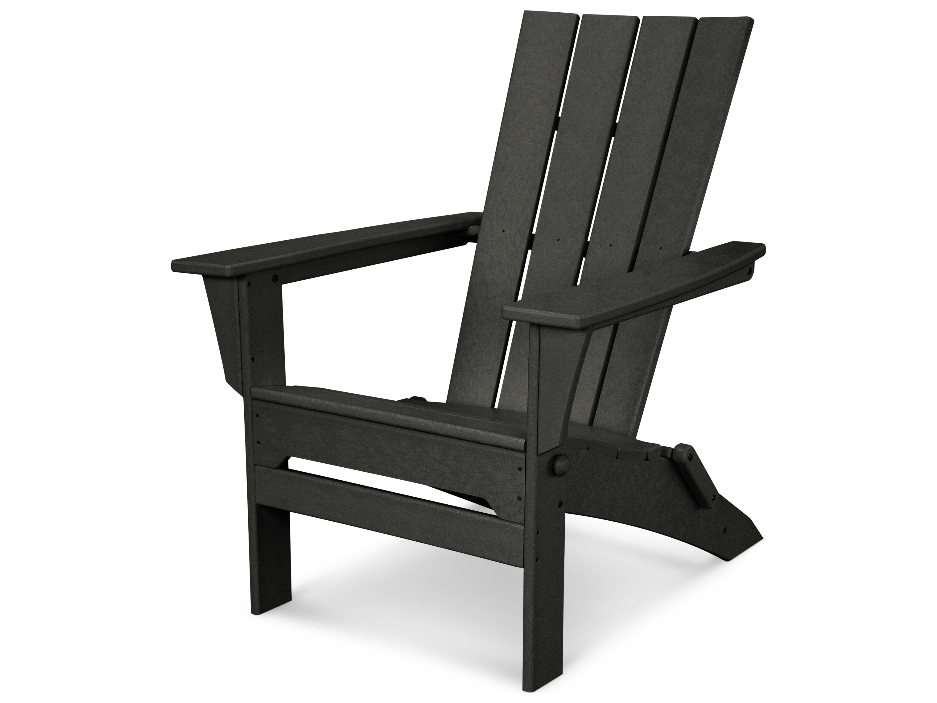 POLYWOOD Quattro Recycled Plastic Folding Adirondack QNA110   PWQNA1102 Zm 