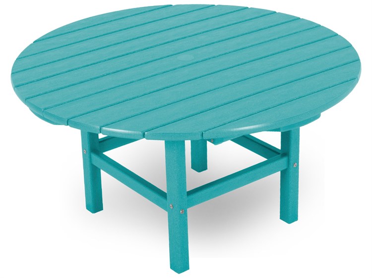 POLYWOOD® Traditional Recycled Plastic 38'' Round Conversation Table