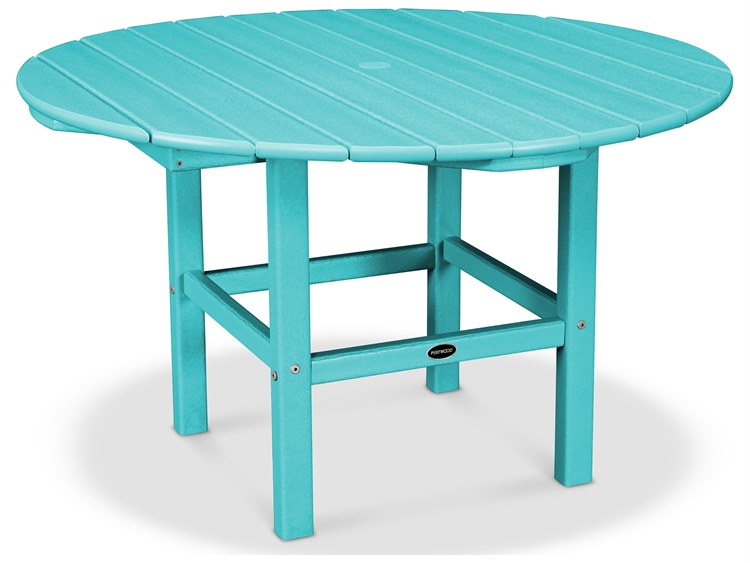 POLYWOOD® Kids Recycled Plastic 38'' Wide Round Dining ...