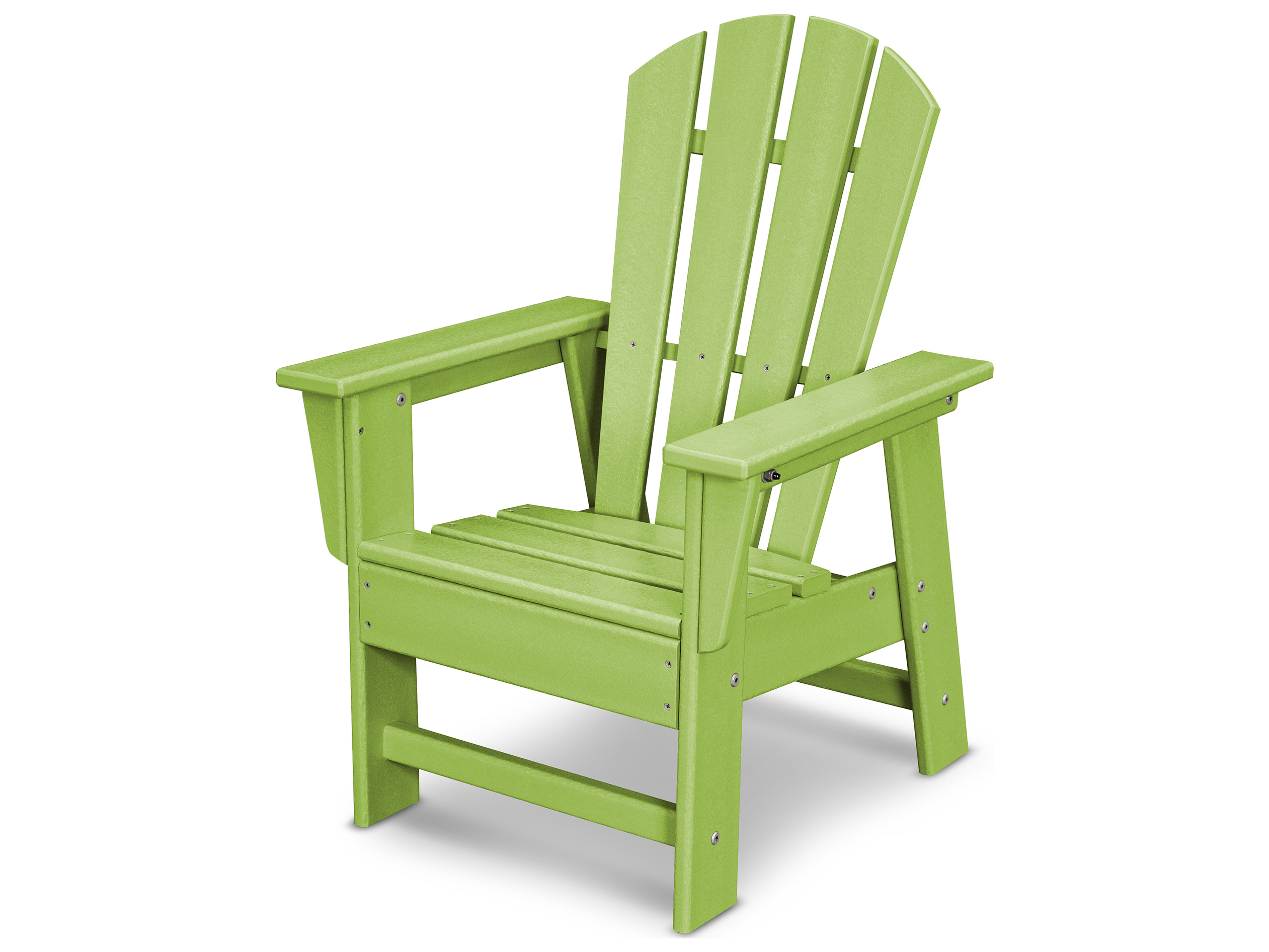 7 Color Options Recycled Plastic Poly Lumber Toddler Size Adirondack Chair 