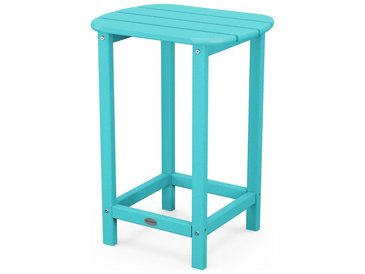 POLYWOOD® South Beach Recycled Plastic 19''W x 15''D Oval End Table