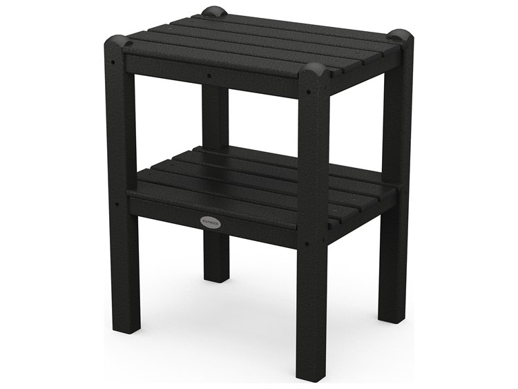 POLYWOOD® Traditional Recycled Plastic 18.5''W x 14 Rectangular End Table