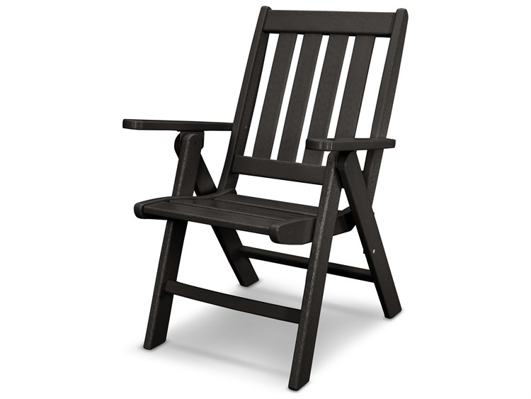 POLYWOOD® Vineyard Recycled Plastic Folding Dining Chair