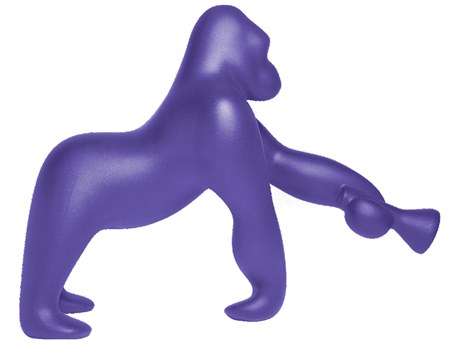 Qeeboo Kong Blue Violet Purple Floor Lamp