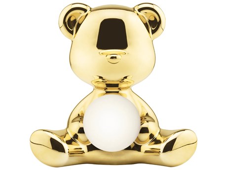 Qeeboo Teddy Girl Gold Table Lamp