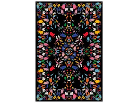 Qeeboo Lets Dance Animal Traces Graphic Area Rug