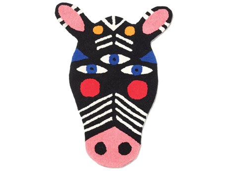 Qeeboo Oggian Zibra Graphic Area Rug