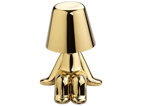 Qeeboo Golden Brothers Gold Table Lamp