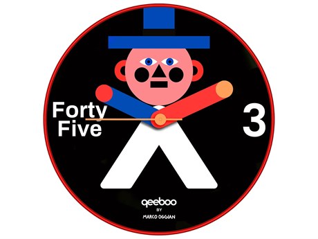 Qeeboo Mr. Wally Wall Clock