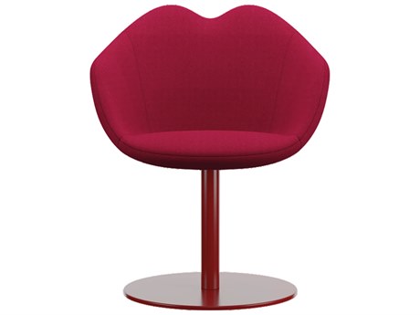 Qeeboo XOXO Red Upholstered Arm Dining Chair