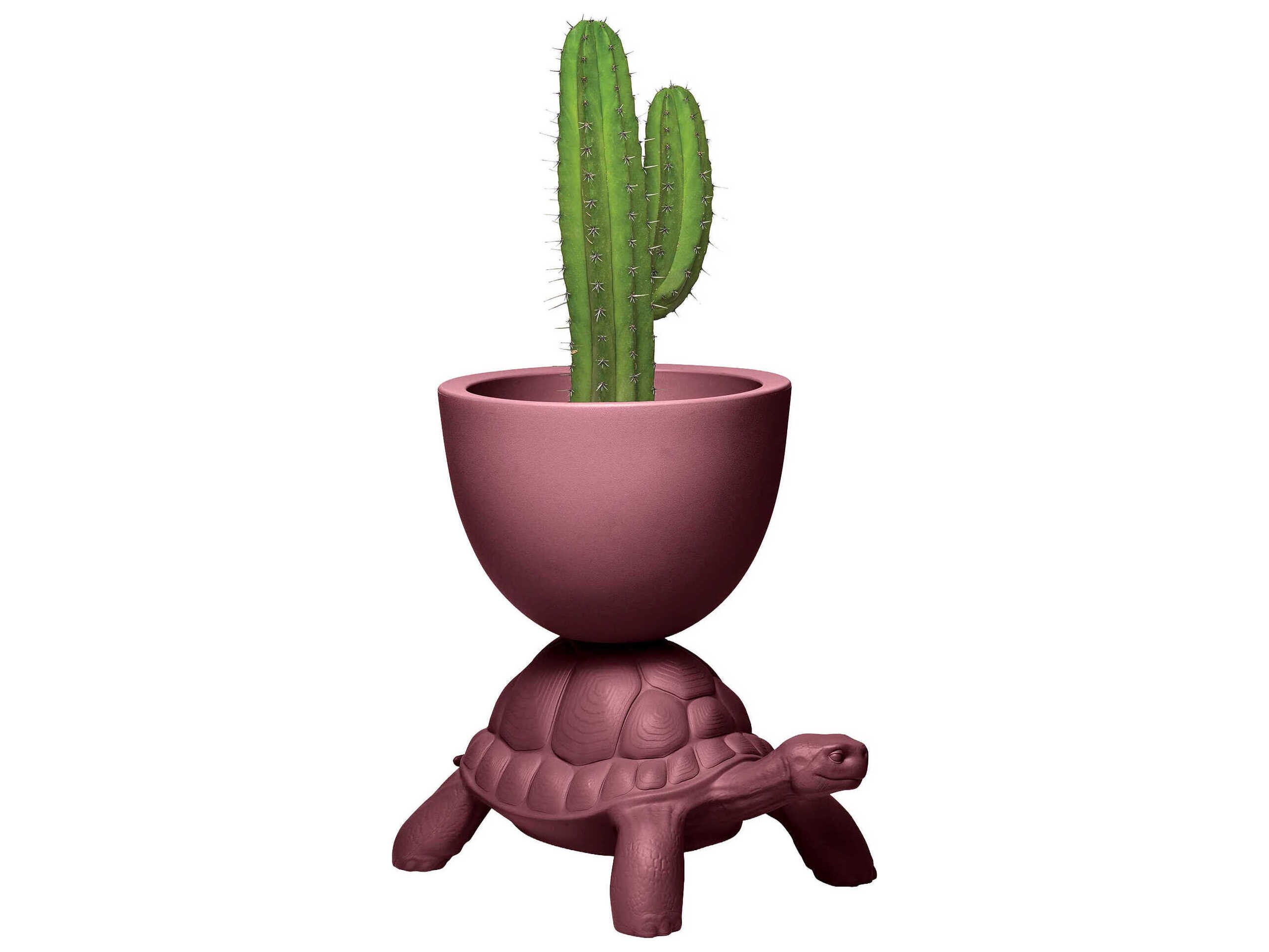 Qeeboo Outdoor Turtle Carry Indian Red Planter