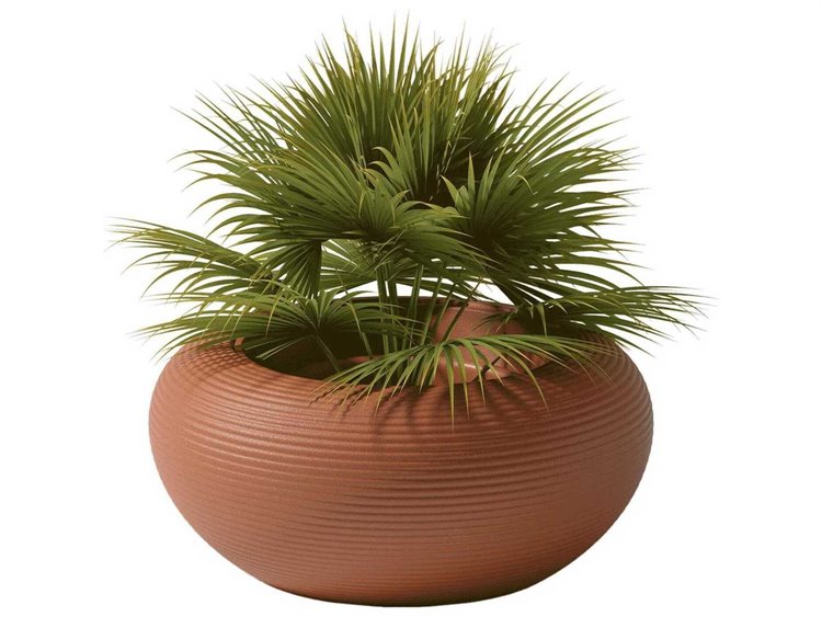 Qeeboo Nami Planter Terracotta 2