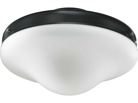 Quorum Matte Black 1-Light Fan Light Kit