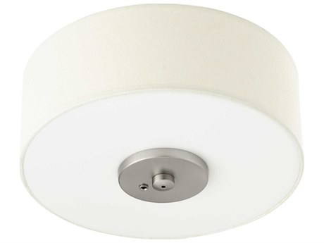 Quorum Satin Nickel 3-Light Fan Light Kit