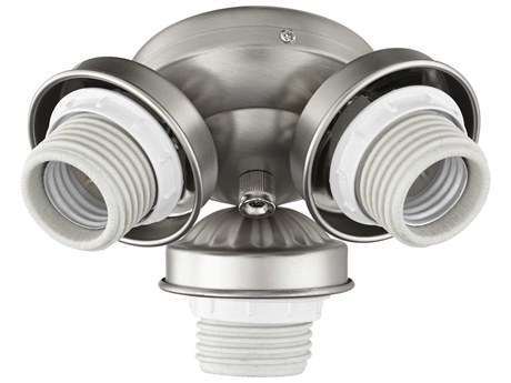 Quorum Satin Nickel 3-Light Fan Light Kit