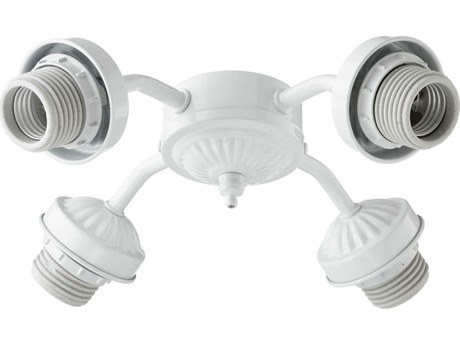 Quorum White 4-Light Fan Light Kit