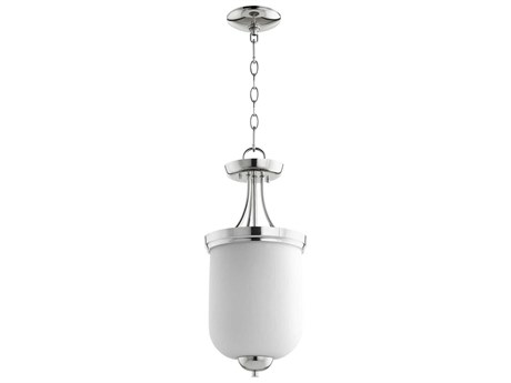 Quorum Enclave 2-Light Polished Nickel Mini Pendant