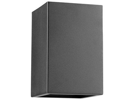 Quorum Ion 1-Light Noir Black Flush Mount