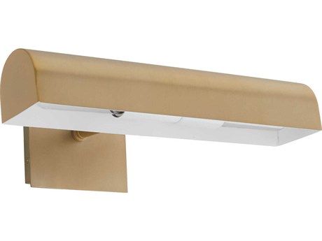 Quorum 2-Light Aged Brass Picture Light