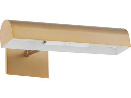 Quorum 2-Light Aged Brass Picture Light