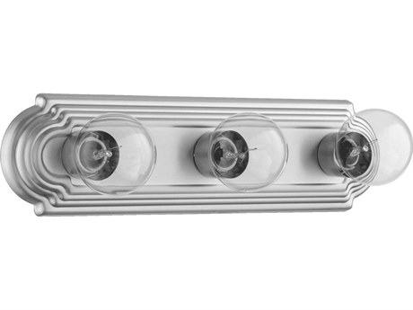 Quorum 3-Light Satin Nickel Vanity Light