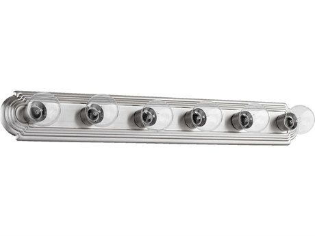 Quorum 6-Light Satin Nickel Vanity Light