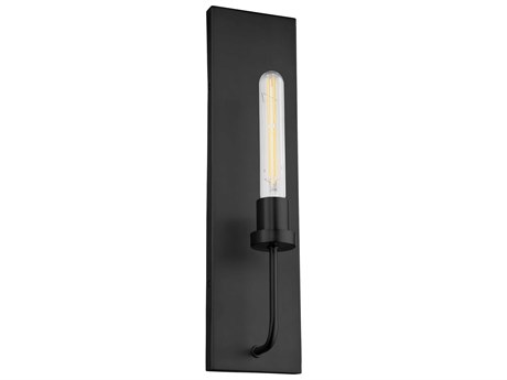 Quorum Sheridan 1-Light Matte Black Wall Sconce