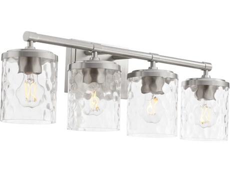 Quorum Starky 4-Light Satin Nickel Vanity Light
