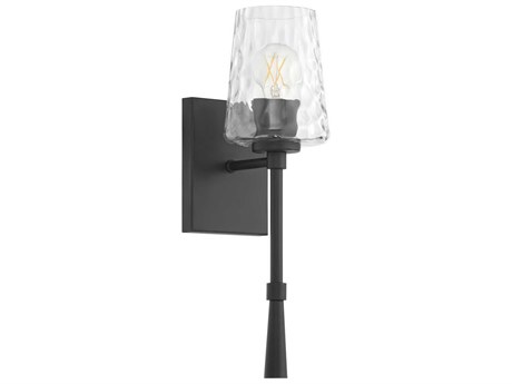 Quorum Goodwin 1-Light Matte Black Wall Sconce