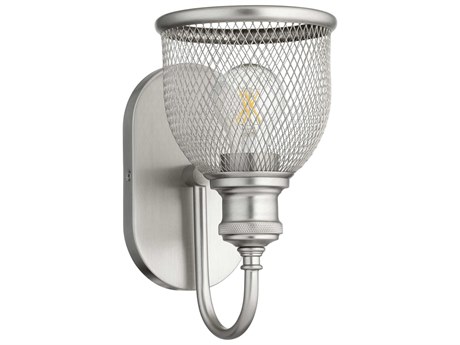 Quorum Omni 1-Light Satin Nickel Wall Sconce
