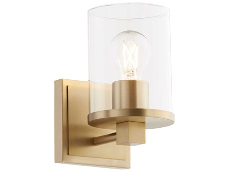 Quorum Bolton 1-Light Aged Brass Wall Sconce