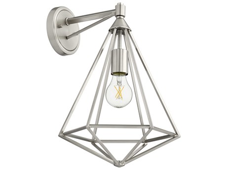 Quorum Bennett 1-Light Satin Nickel Wall Sconce