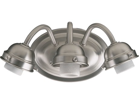 Quorum 3-Light Satin Nickel Vanity Light