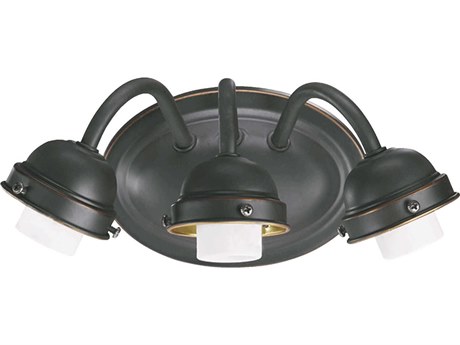 Quorum 3-Light Old World Black Vanity Light