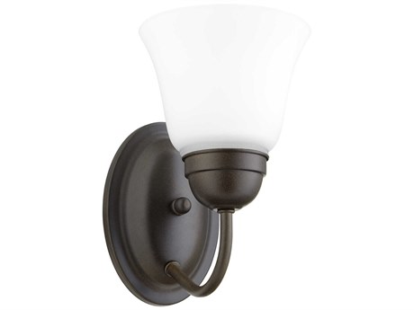 Quorum 1-Light Oiled Bronze Traditional Wall Sconce