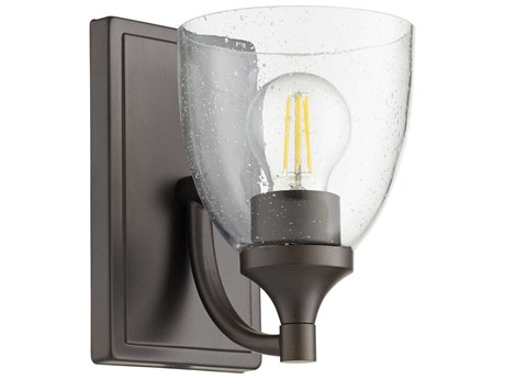 Quorum Enclave 1-Light Oiled Bronze Wall Sconce