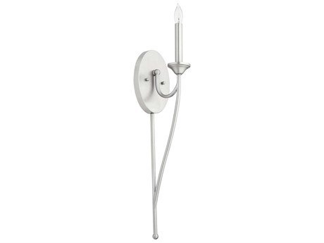 Quorum Brooks 1-Light Satin Nickel Wall Sconce