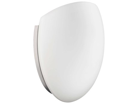 Quorum 1-Light Satin Nickel Glass Wall Sconce