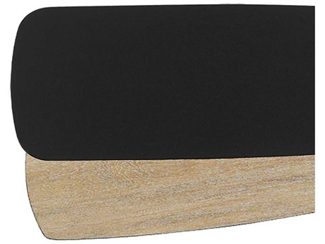 Quorum Breeze Matte Black / Weathered Oak Fan Blade Set of 5